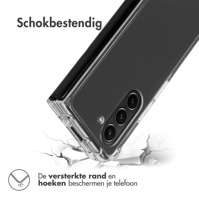 imoshion Hoesje - Geschikt voor Samsung Galaxy Z Fold 5 - Shockproof Case - Transparant