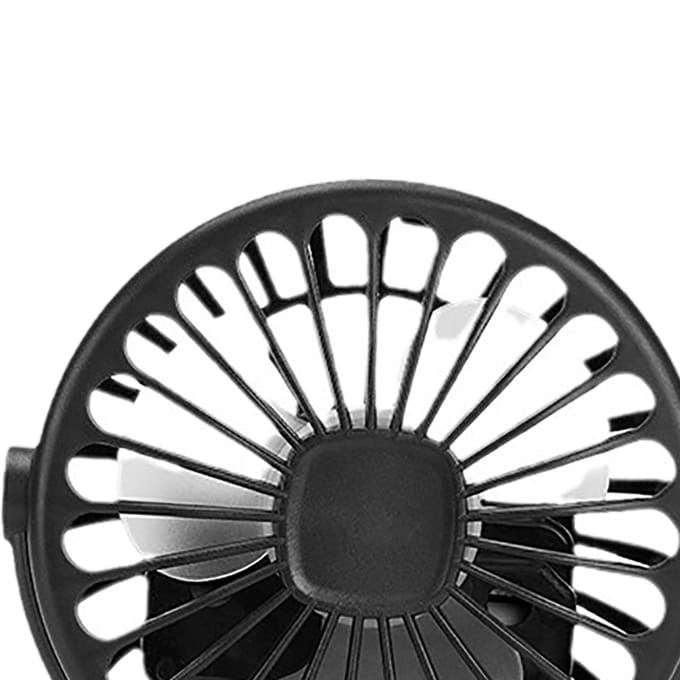 Kinderwagenventilator Batterijgevoed Flexibel Statief Clip-on Ventilator Stil Baby Autoventilator Draagbaar Compact zwart