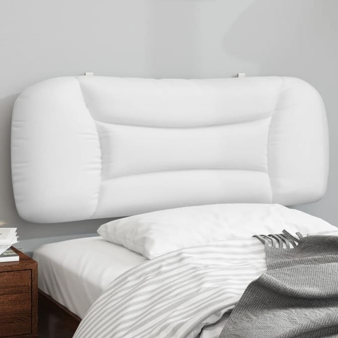 vidaXL - Hoofdbordkussen - "Hvar" - 100 - cm - kunstleer - wit