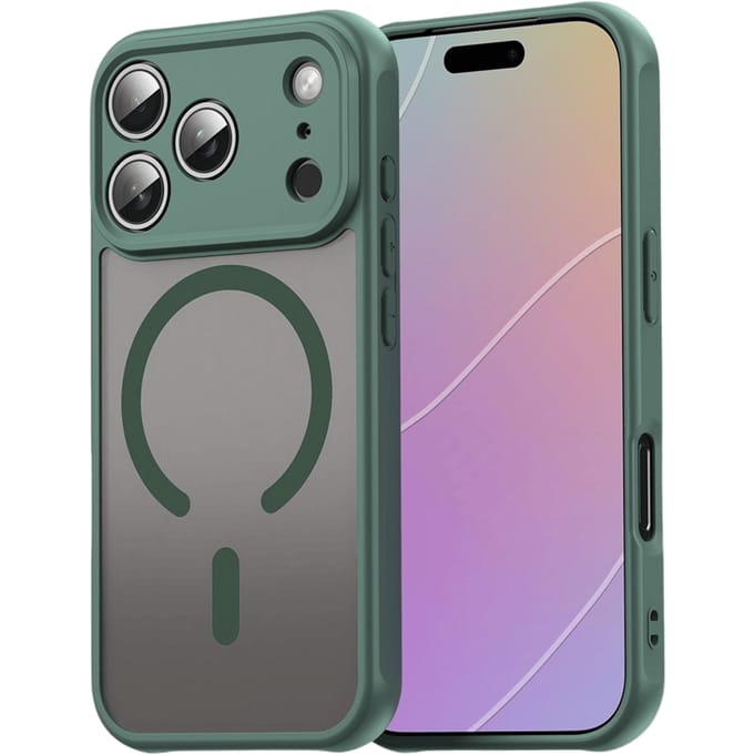 Mocaa Apple iPhone 17 Pro Slim Anti-Shock MagSafe Hoesje Groen