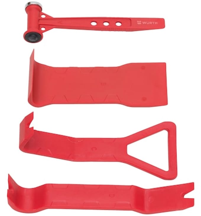 Wurth - Set montagewiggen, 4-delig - Set montagewiggen x 1 st