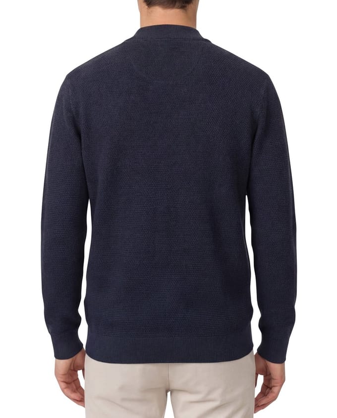CASA MODA comfort fit vest - donkerblauw
