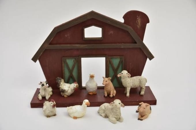 Paasartikelen - Boerderij Met Dieren 10-delig