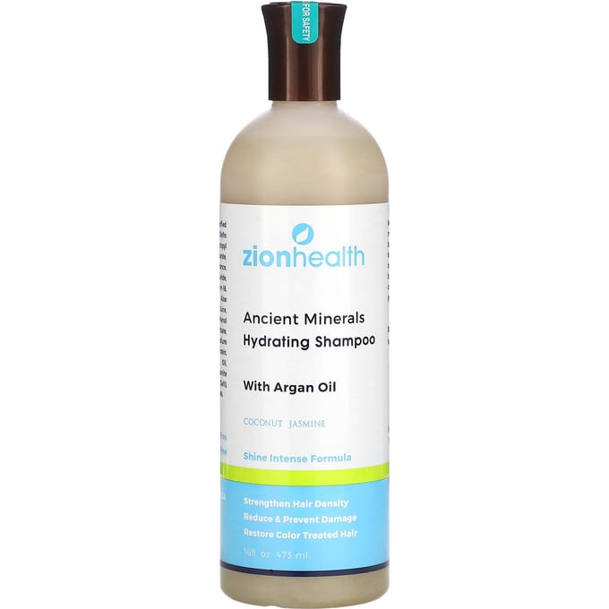 Adama, Hydraterende Shampoo, Kokosnoot Jasmijn, 16 Fl Oz (473 ml) beige