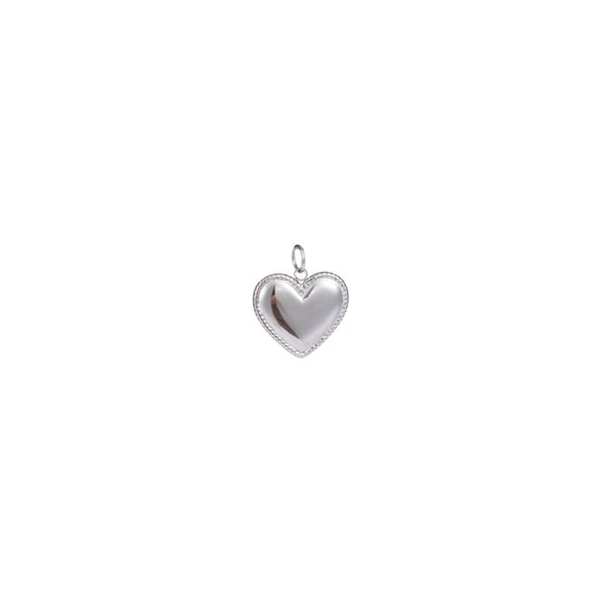 Go Dutch Label Hanger big heart Zilver