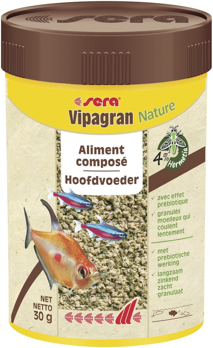 Sera Vipagran Nature granulaat - Aquarium - 100 ml