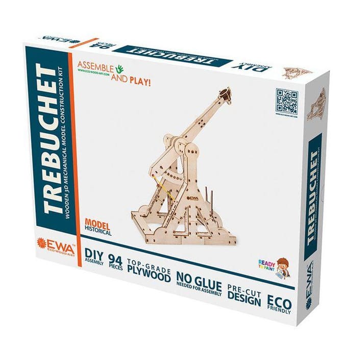 Eco-Wood-Art Trebuchet - Houten Modelbouw