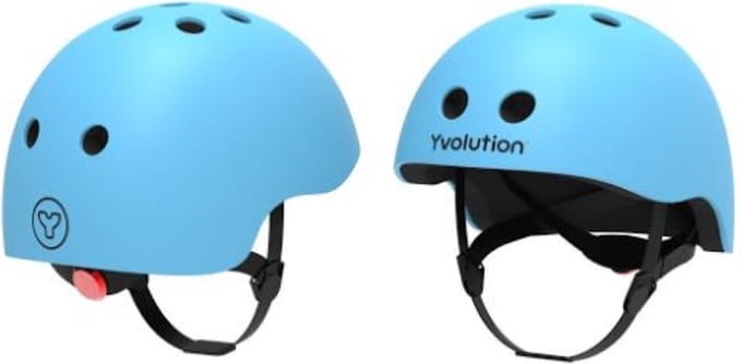 Yvolution kinderhelm blauw