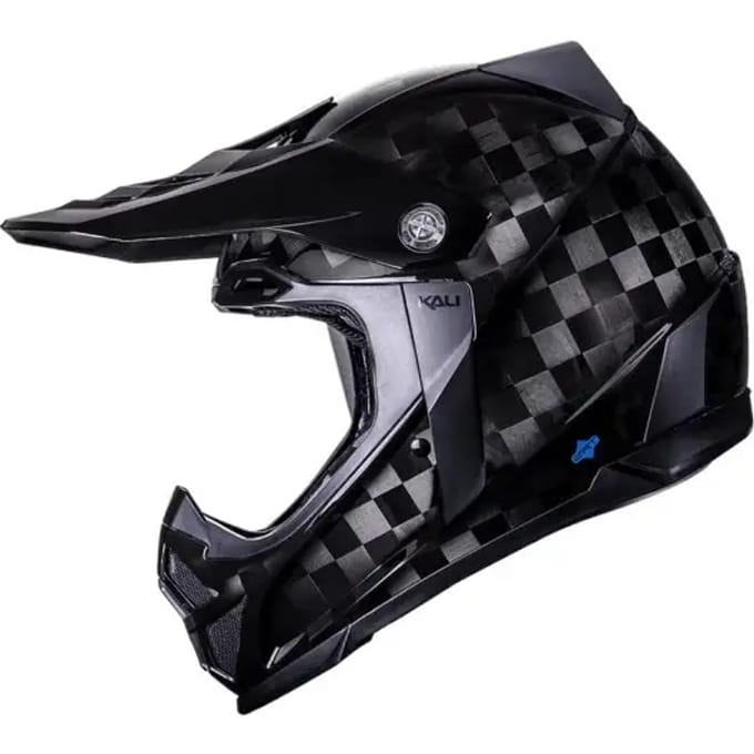 Volgelaatshelm Kali Protectives Shiva Tremor Carbon Blackout