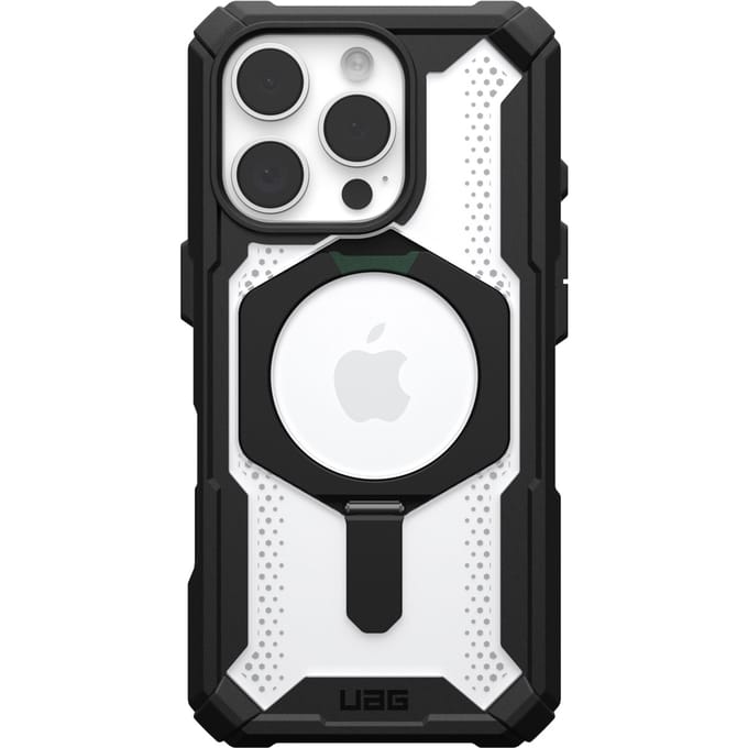 UAG Plasma XTE Backcover MagSafe voor de Apple iPhone 16 Pro - Black / Clear