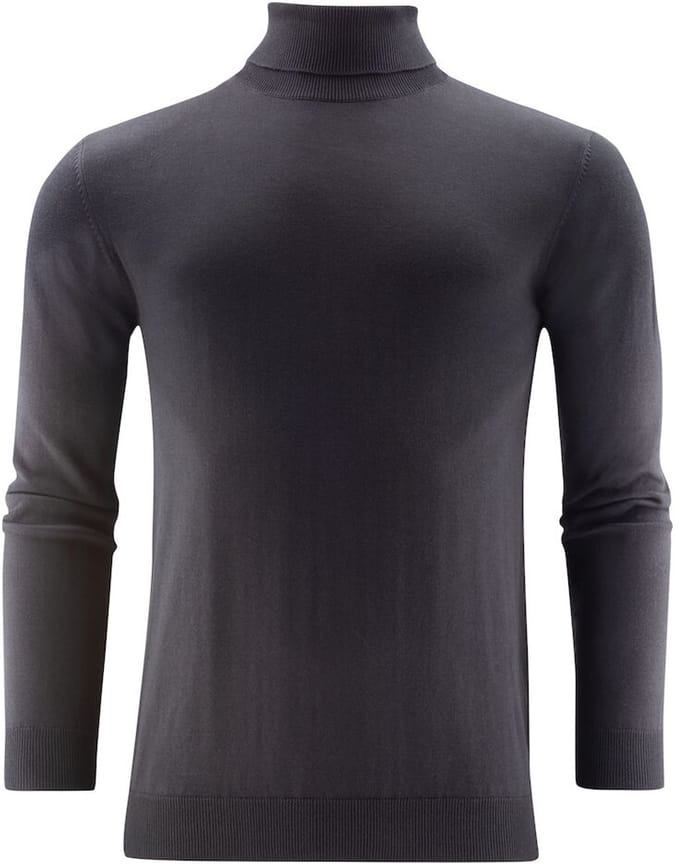 James Harvest SWEATER ASHLAND TURTLE 2112513 - Zwart - L