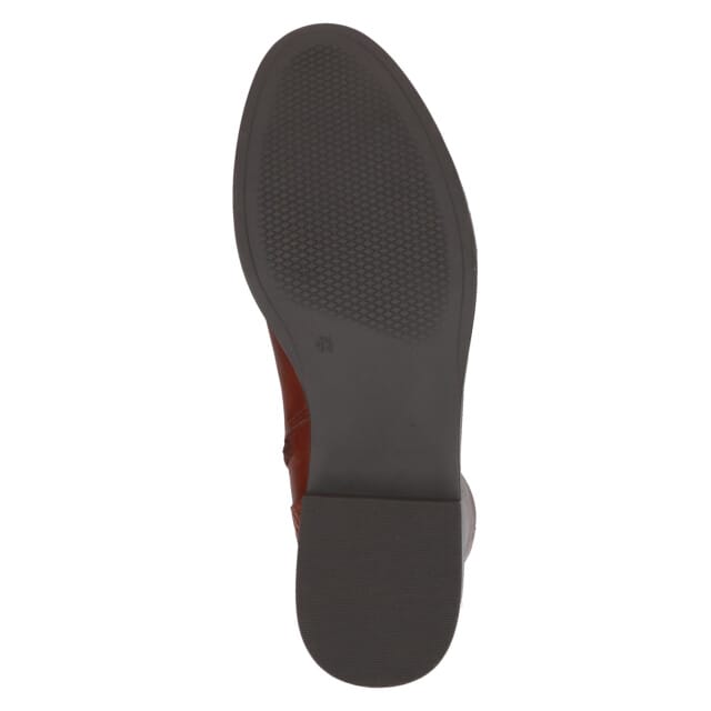 Caprice Cognac Combi Leren Dames Laarzen - Cognac - 40