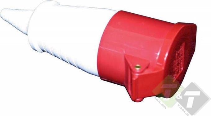 Contra stekker, 4 pins, 380 Volt, 32 Ampere