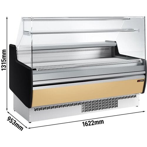 GGM Gastro Kühltheke - 1620mm - 1 Ablage - Frontblende Beige