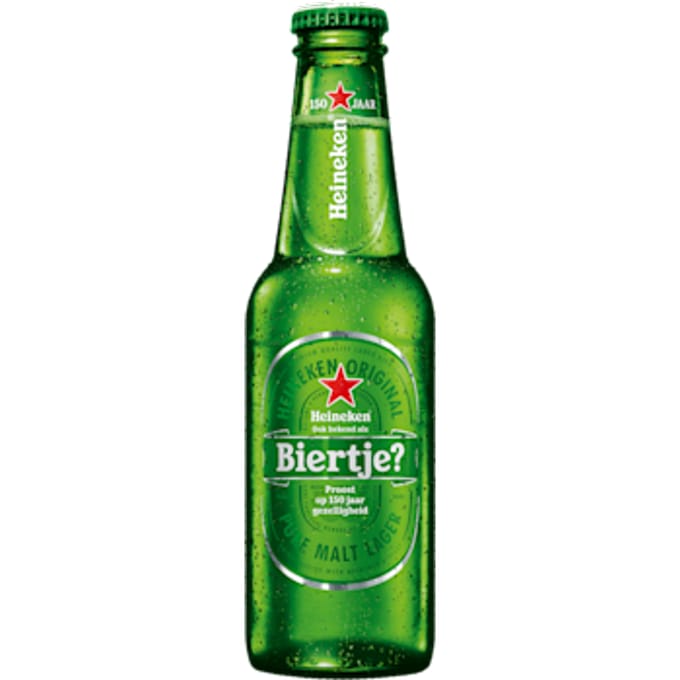Premium pilsener bier fles