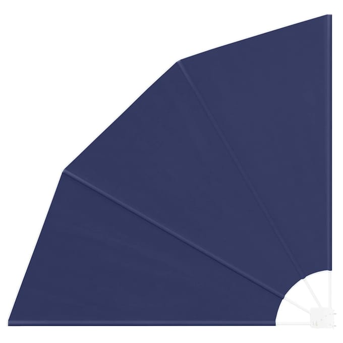 vidaXL - Balkon - Privacy - Scherm - 140 - x - 140 - cm - Polyester - Marineblauw