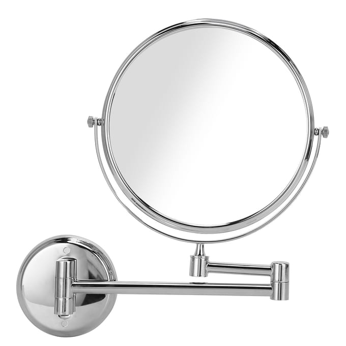 Wandgemonteerde Make-up Spiegel Badkamer Stijlvolle Galvanische Cosmetische Spiegel Accessoire white