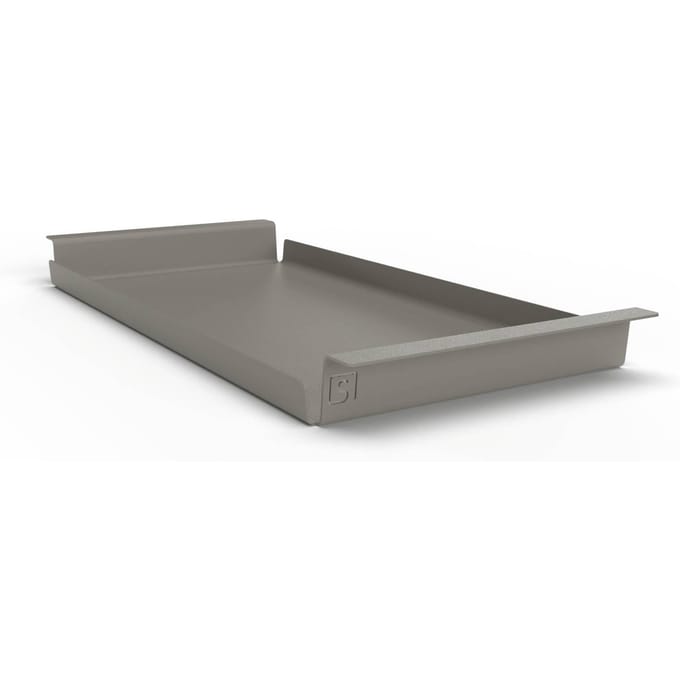 Steellish Dienblad Rechthoek - Tray - Aluminium - Licht Grijs - 61×29×5