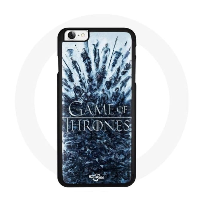 Coque pour Iphone 7 Game of Thrones saison 8 Episode 1 Le Trône de Fer Personnages logo Gris