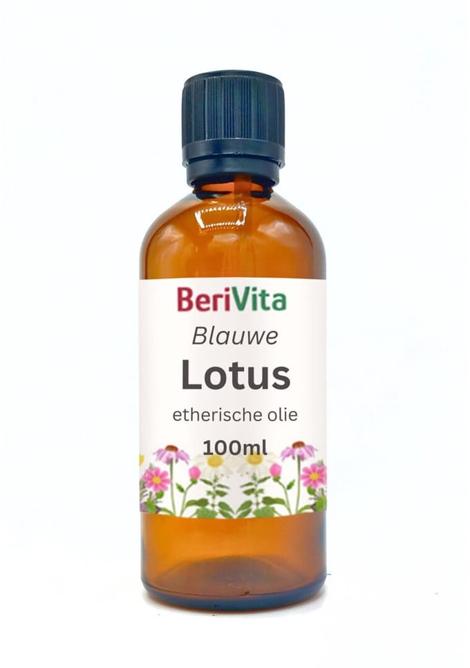 Blauwe Lotus Olie 100ml Druppefles - Etherische Blue Lotus Oil - Lotusbloemolie