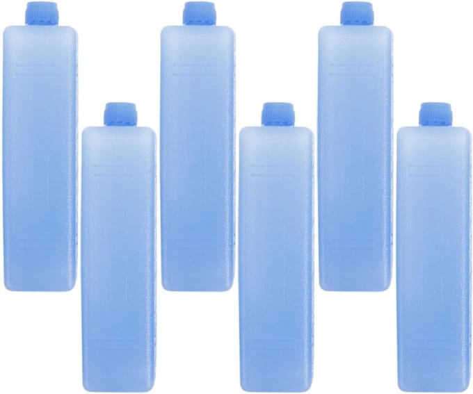 Compacte Koelblokken - Vrieselementen - Eten Vers Houden - Verbeterde Koel efficiëntie - 6 Stuks - Blauw