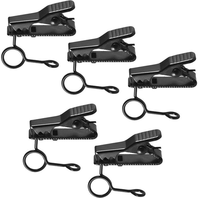 Andoer EY-J03 5 pièces 6mm Microphone Cravate Filaire Micro Cravate 6mm