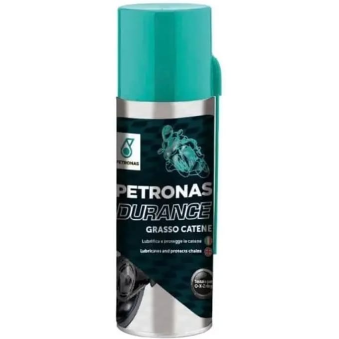 Speciaal off road kettingsmeermiddel Petronas Spray Durance