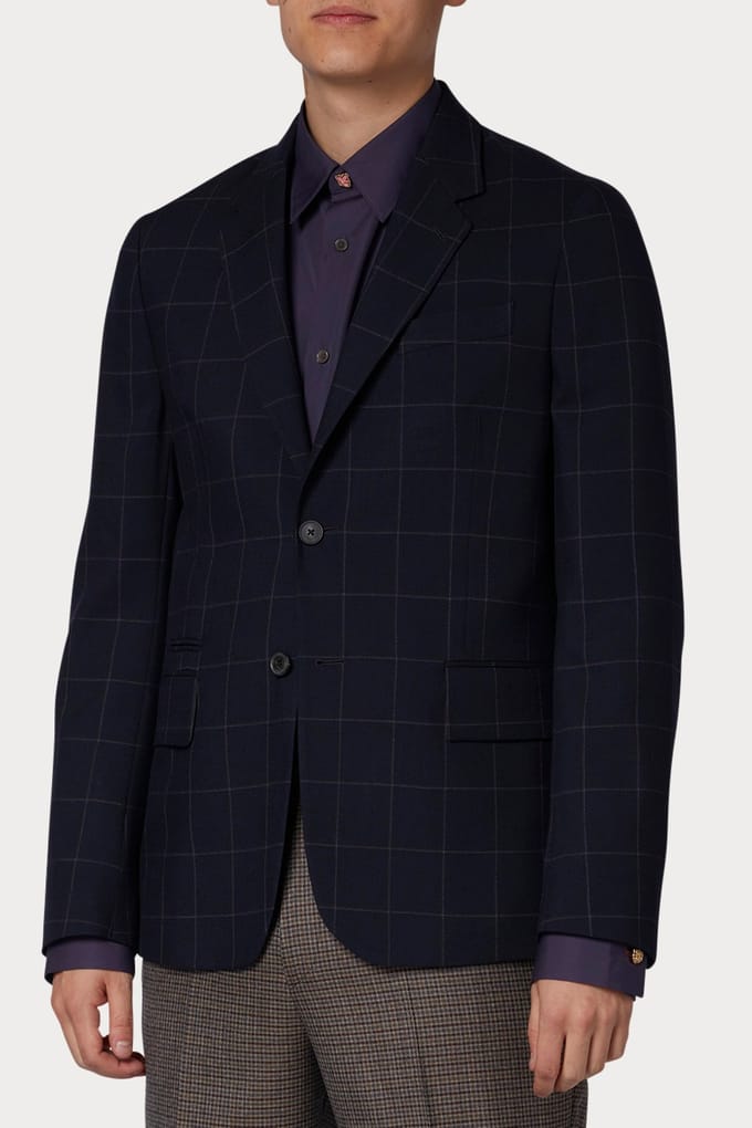 Paul Smith Mens 2 Button Jacket Navy Taglia: 48 | Blazers Outlet | Uomo | Blu