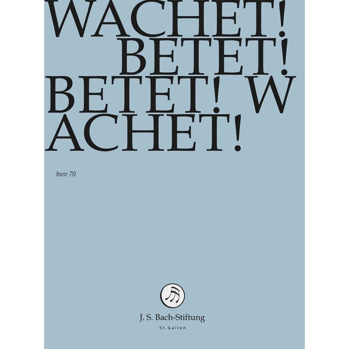 Chor & Orchester Der J.S. Bach-Stiftung, Rudolf Lutz - J.S. Bach: Wachet! Betet! Betet! Wachet! (DVD)