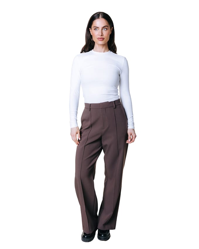 Colourful Rebel Rus Uni Pintuck Straight Pants