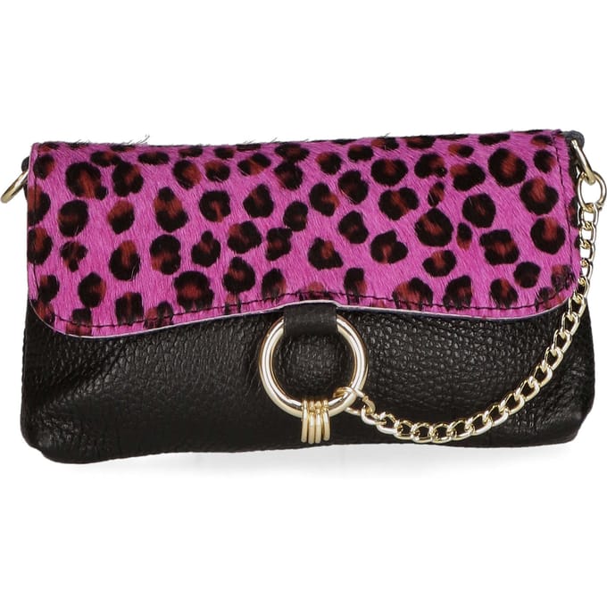 Gave Lux Koppelingzak vrouwen CHEETAH FUCHSIA