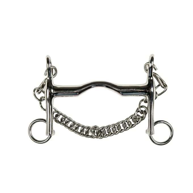 Hoofdstel bit voor paarden HKM chaîne 7 cm