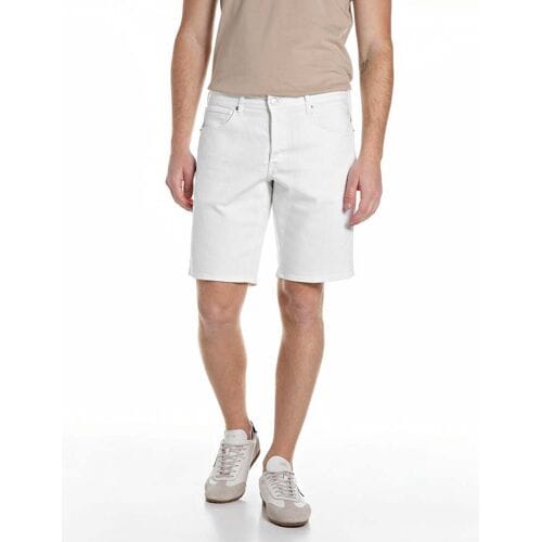Replay Replay Jeans Short Grover Straight Fit White  32