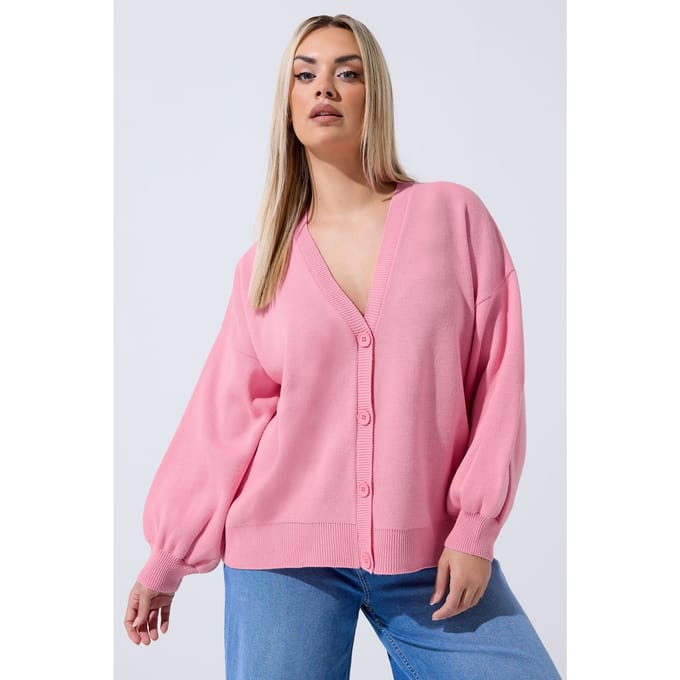 Limited Collection Roze Vest Met Ballonmouwen Size 50-52