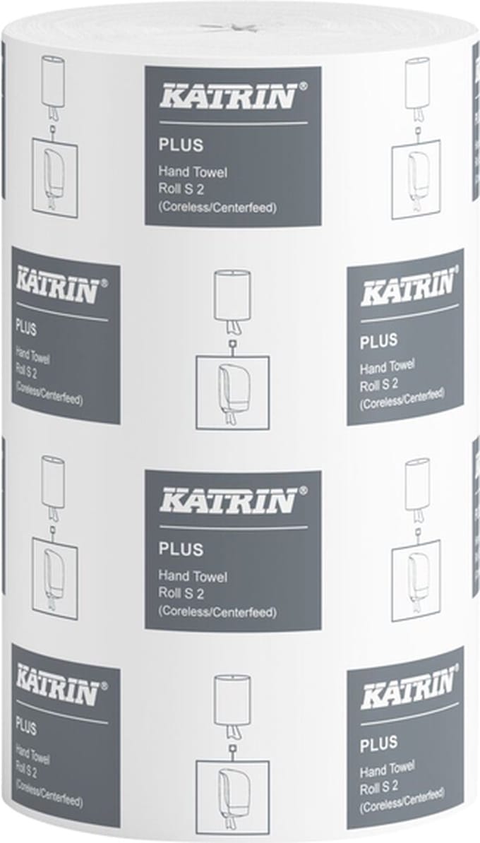 Katrin Plus Reinigungspapier klein 2-lagig 261 Blatt weiß 2634