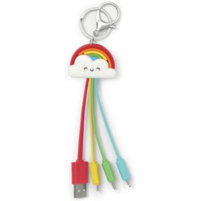 Legami multi 4 in 1 usb lader - regenboog