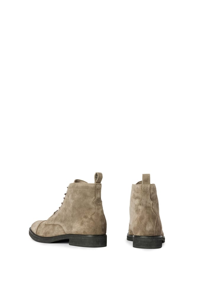 AllSaints Drago Suede Boot Khaki Taglia: 45 | Stivali Outlet | Uomo | Marrone