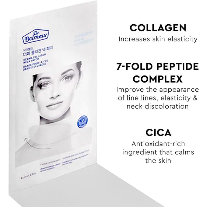 THE FACE SHOP Dr. Belmeur Derma Collagen Neck Patch white