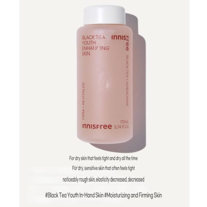 innisfree - Black Tea Youth Enhancing Skin 2023 Version - 170ml
