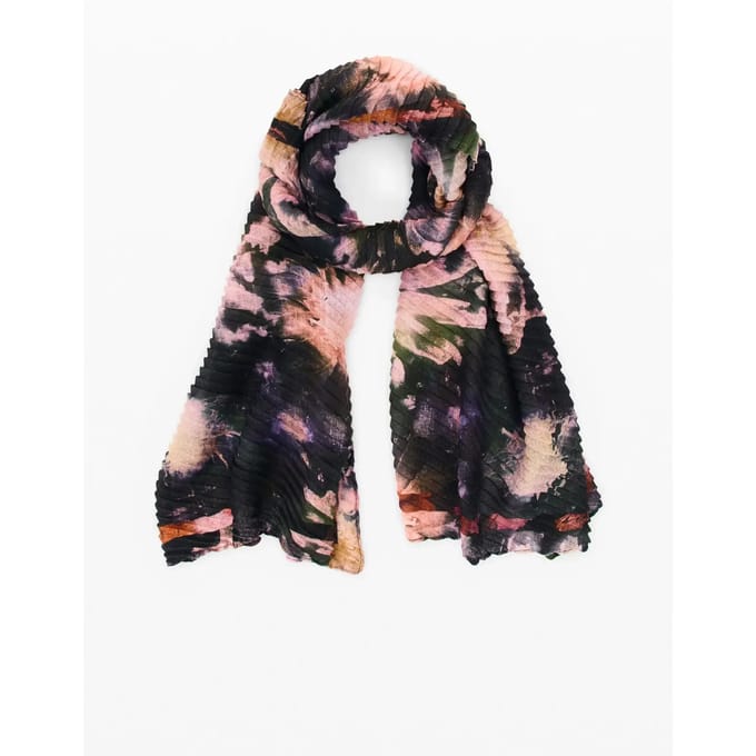 Desigual sjaal Novara Rectangle Foulard Black roze