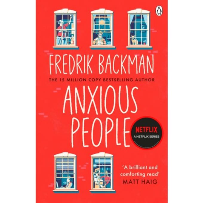 Angstige Mensen door Fredrik Backman Paperback Boek 9781405930253
