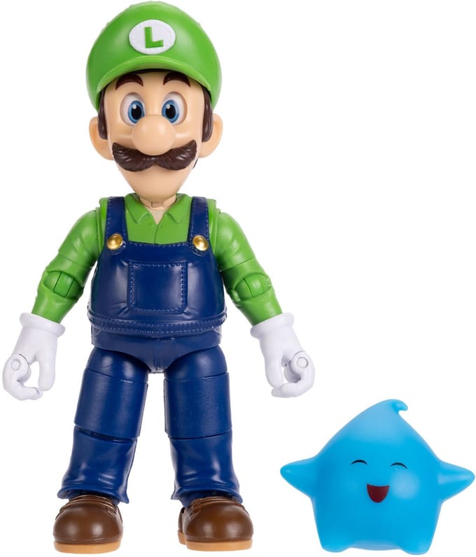 Super Mario Galaxy Film – 13 cm Figuurserie – Luigi Figuur met Luma Ster