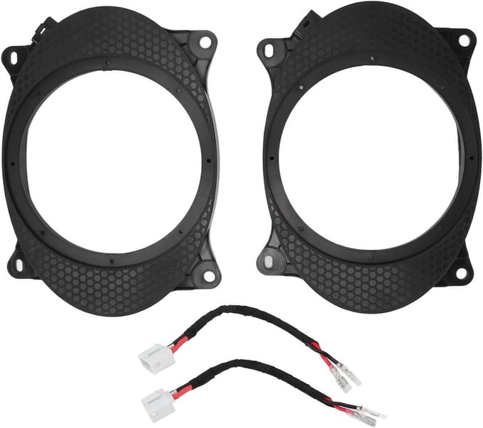 Speaker Adapter Ringen - Spacer Ringen - Auto Audio Upgrade - Verbeterde Geluidskwaliteit - 6.5 inch - Zwart