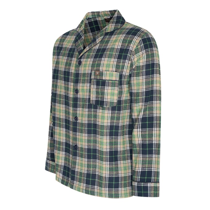 Cappuccino Italia - Heren Pyjama Alba Pyjama - Groen - Maat M