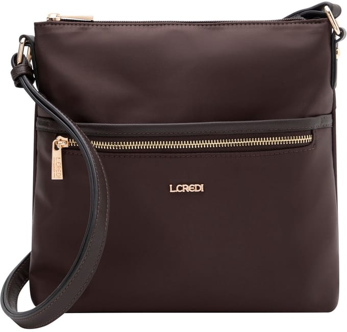 L.CREDI Alena Schoudertas 26 cm - Dames - braun