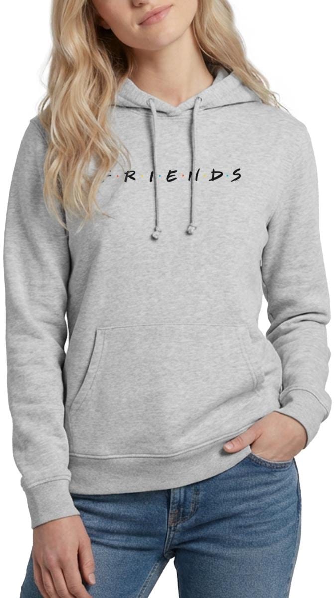 Friends Logo Zwart Hoodie Dames