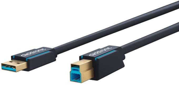 Clicktronic USB-A to USB-B 3.0 Adapter Cable 3 m