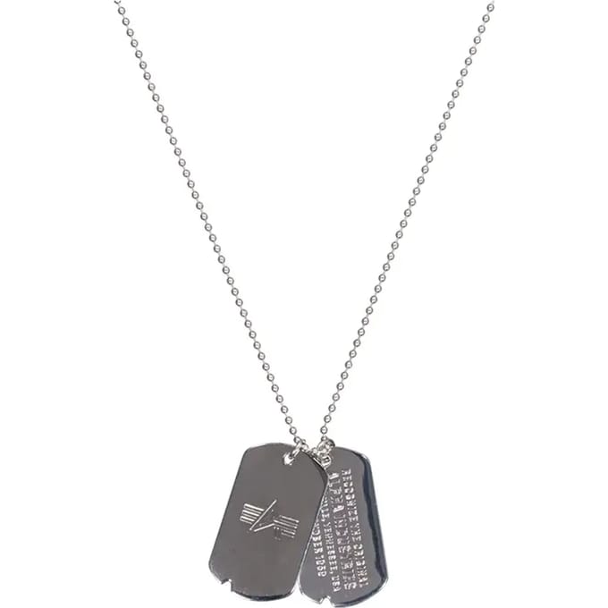 Zwembroek Alpha Industries SS266967 DOG TAG-31 SILVER