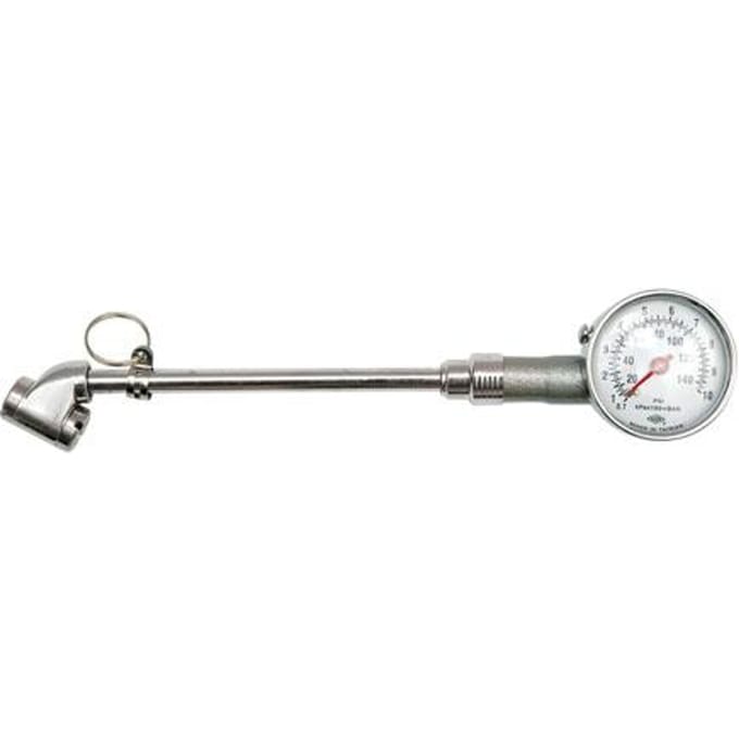 Vorel - Metalen Lange Manometer - 0,05-0,75 MPa - 0,5-7,5 bar