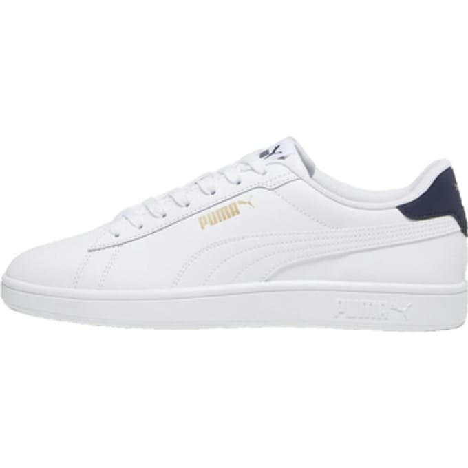 PUMA Puma Smash 3.0 L Unisex Sneakers - PUMA White-PUMA Navy-PUMA Gold